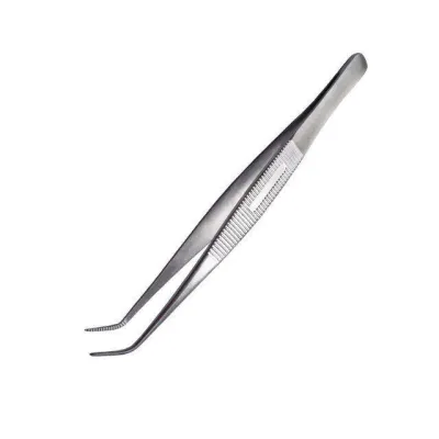 Пинцет стоматологический нешлифованный. 147 мм П-114нп мед сталь