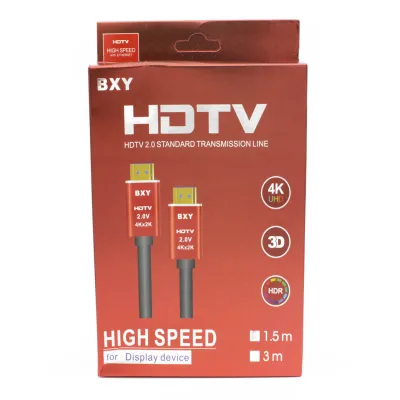 Кабель HDMI на HDMI 1.5м / 4k / 3D / HDR /