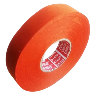 Изолента тканевая Tesa 25м. автомобильная (Германия) Оранжевая