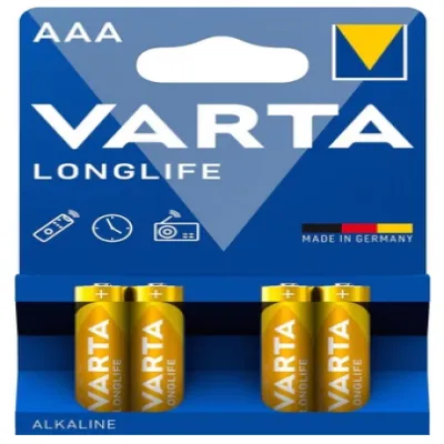 Батарейка Varta LR3/AAA Longlife Alkaline 4шт