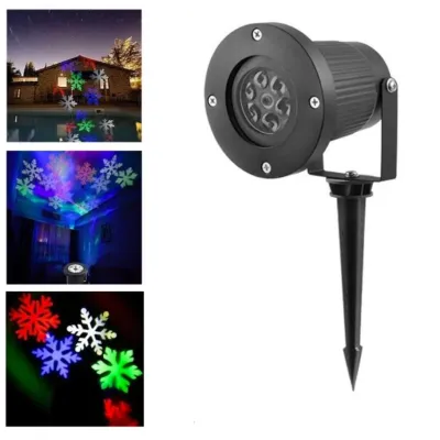 Светодиодный лазерный проектор 326-1, дом+улица, 2 кронштейна