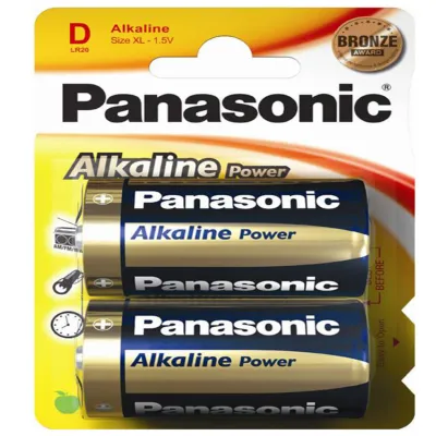 Батарейка Panasonic LR20, Alkaline