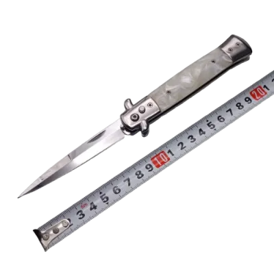 Нож выкидной PA50-1B Белый