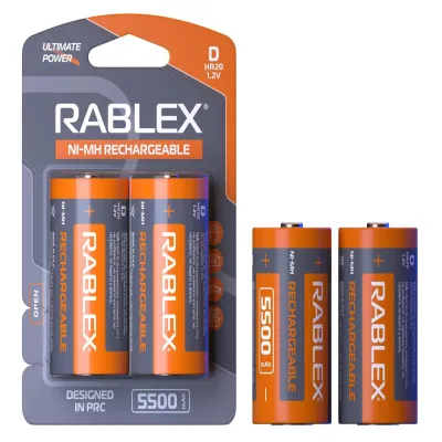 Аккумулятор Rablex HR20 Ni-MH 5500mAh 1.2V