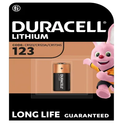 Батарейка Duracell CR123 3V Lithium Battery