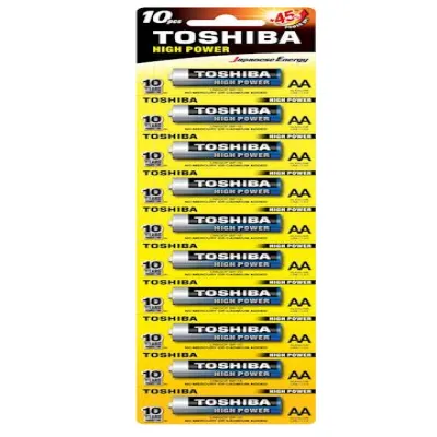 Батарейка Toshiba LR6/AA/Alkaline High Power 10шт