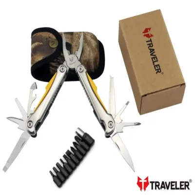 Мультитул Traveler A803 Жёлтый с насадками