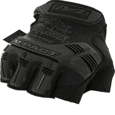 Тактические перчатки без пальцев чёрная XL, 10154