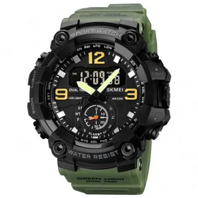 Часы наручные SKMEI 1965AG, ARMY GREEN, 9776