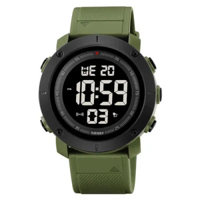 Часы наручные SKMEI 2122AGBK, ARMY GREEN-BLACK, 10319