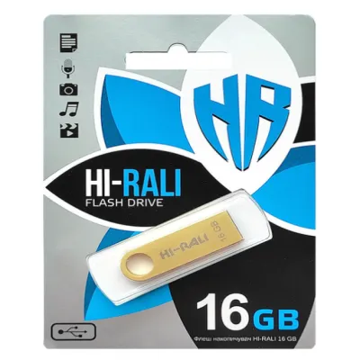 USB флеш накопитель Hi-Rali 16GB/ HI-16GBSHGD (Гарантия 3года)