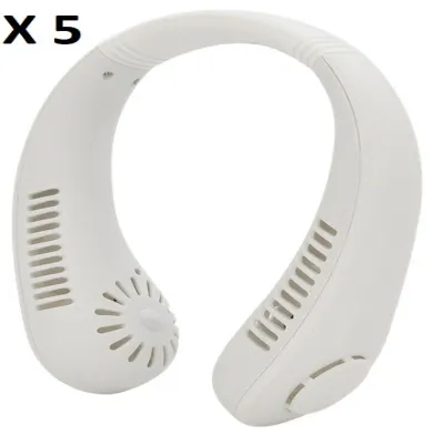 Вентилятор на шею Hands-free USB мини-вентилятор X5 с аккумулятором 10037