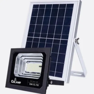 Уличный светильник Cclamp CL-750S втономный светодиодный прожектор с солнечной панелью и пультом, 10