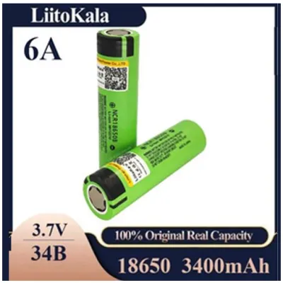 Аккумулятор LiitoKala 18650, NCR 34B, 3400mAh (без носика)
