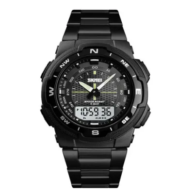 Часы наручные SKMEI 1370BKWT , BLACK/WHITE, 10241