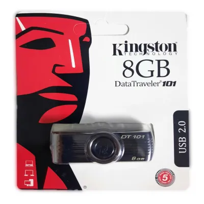 USB флеш накопитель Kingston DT101 8Gb Black (DT101 G2) (Гарантия 3года)