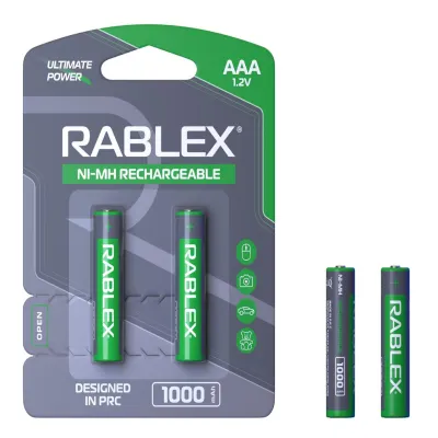 Аккумулятор Rablex HR03/AAA Ni-MH 1000mAh 1.2V 1 шт.