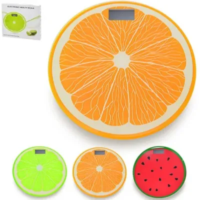 Весы напольные 2003A фрукты, 180кг (50г), температура