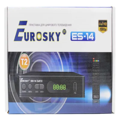 ТВ-ресивер тюнер Eurosky ES-14 / DVB-T 2 (Гарантия 1год)