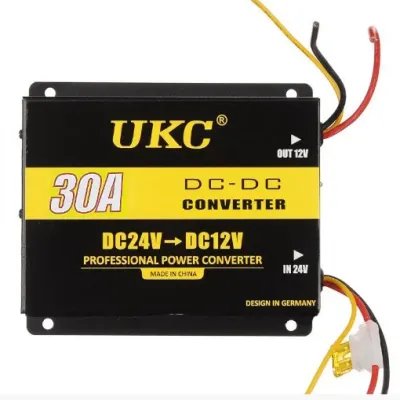 Преобразователь UKC DC/DC 24v-12v 30A / 3398