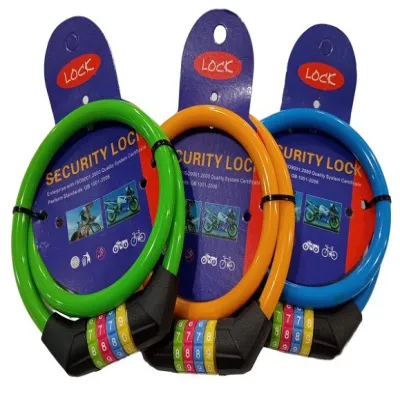 Велосипедный замок кодовый, разные цвета 9Y085
