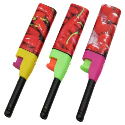 Зажигалка кухонная газовая ПЕРЧИК - 1 чёрный носик / 25шт/уп