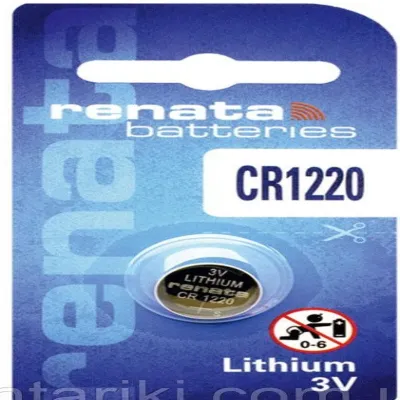 Батарейки-Таблетки Renata CR1220 / 3V/ 1шт. на блистере