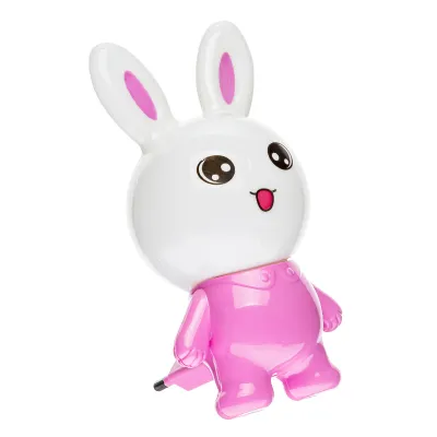 Ночник LED в розетку с выключателем Зайчик  / DH-15