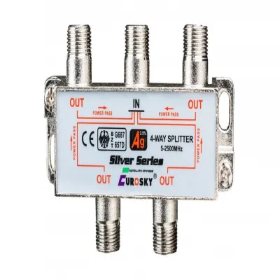 Сплиттер Eurosky Splitter 1/4-way Power Pass EUROSKY (с пропуском питания)