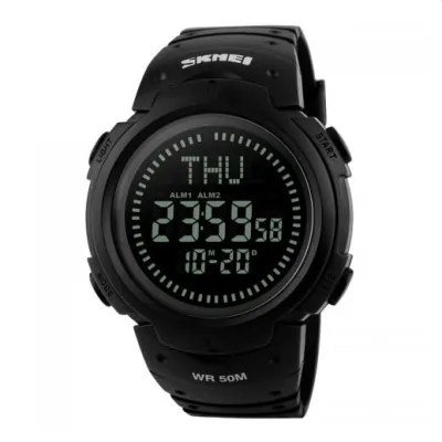 Часы наручные SKMEI 1231BK, BLACK, Compass, 9739