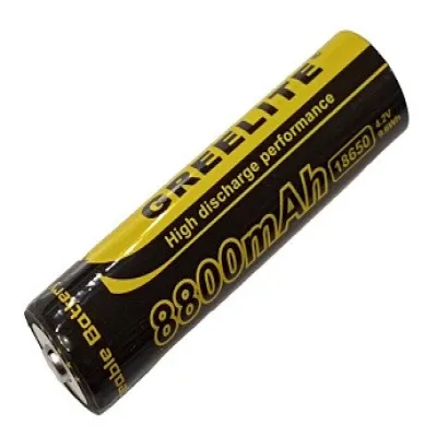 Аккумулятор GREELITE 18650 Li-ion 8800mAh 4.2V 34г. (рельная емкость меньше) / 4454