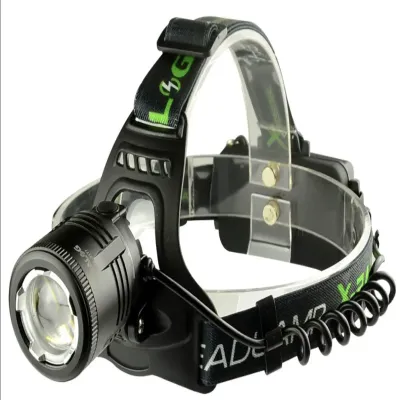 Налобный фонарь Bailong BL-2177-T6, Аккумулятор, USB