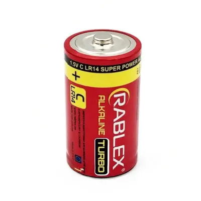 Батарейка Rablex LR14, C2, TURBO, Alkaline