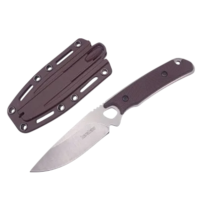 Нож охотничий Kershaw Steppe, 699 Brown-Silver