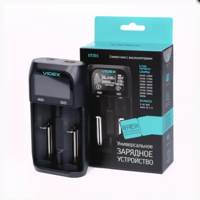 Зарядное устройство 2x18650 и др./ от USB / Videx UT201