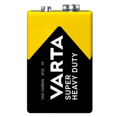 Батарейка Varta Super Heavy Dury Крона 6F22/ 9V / техника / солевая