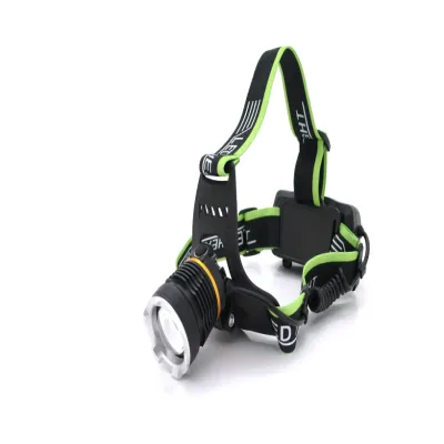 Налобный фонарь Bailong BL-A7-P50, 2x18650, zoom, ЗУ microUSB