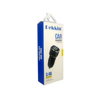 Автомобильное зарядное устройство USB x 2 Dekkin DK-38