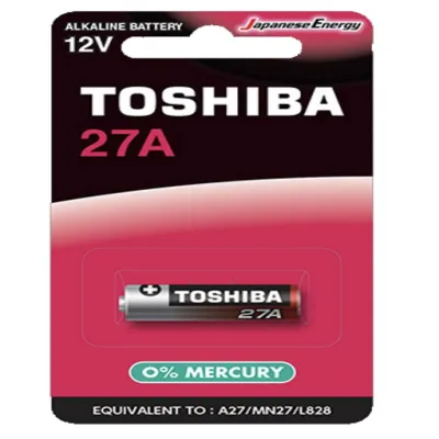 Батарейка Toshiba 27A/ 1шт. на блистере