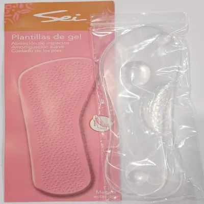 Гелеві силіконові ортопедичні стельки в жіноче взуття №19