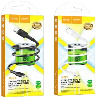 Кабель PD HOCO X83, TYPE-C + TYPE-C 60W