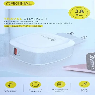 СЗУ Сетевое Зарядное Устройство USB x 1 Fast 3.0A Original Travel / Model: 21-3