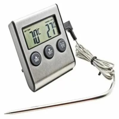Термометр кухонный TP-700 с выносным щупом + таймер, для мяса, с магнитом и сигнализатором