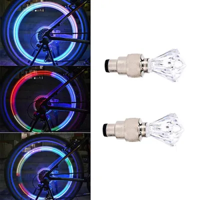 Велозолотник 821-1RGB, 5 цветов, 3xAG10 / КРИСТАЛ