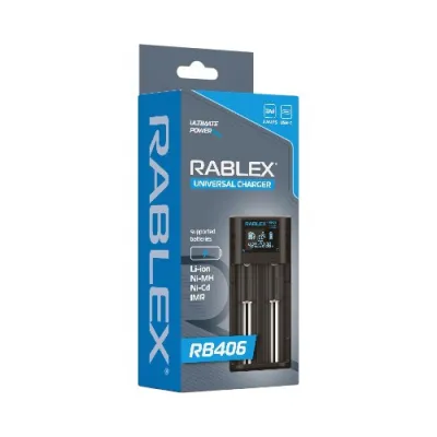 Зарядное устройство Rablex RB406 2x18650,DC (Type-C) 5V/2A,