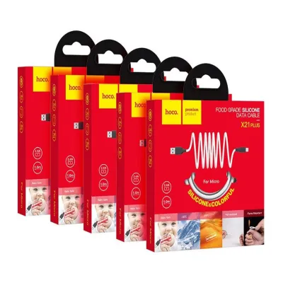 Кабель USB HOCO X21 Plus MicroUSB