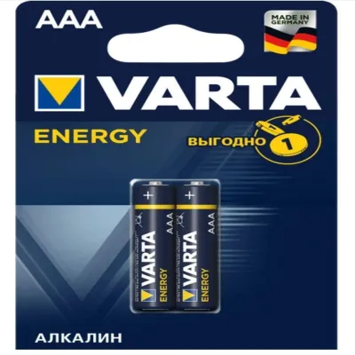 Батарейка Varta LR3/AAA Energy 2шт/ Alkaline
