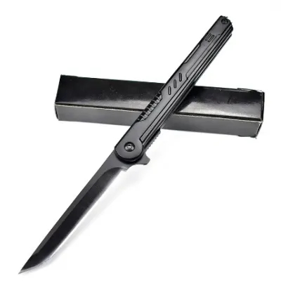 Нож складной Aiboduo M390 Metal Black