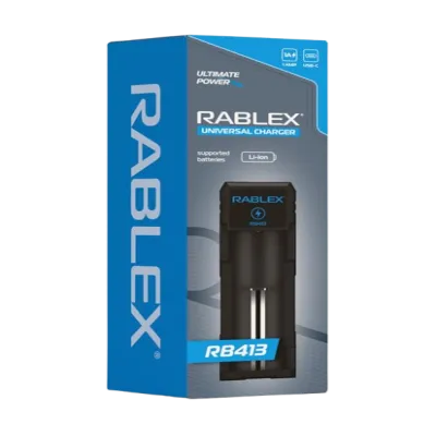 Зарядное устройство Rablex RB413 1x18650 и др./ от USB /