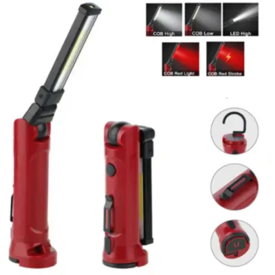 Фонарь для кемпинга WORKLIGHT-71-XPE+COB, Белый, Красный, Li-Ion, поворот180º+180º